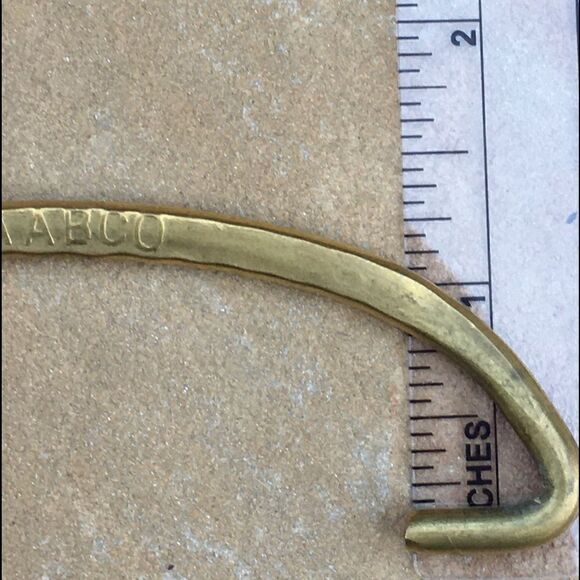 Vintage AAB Co. Brass Drawer Drop Pull Set of 2 - Picture 13 of 16